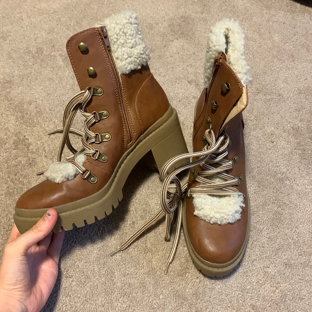 tan boots